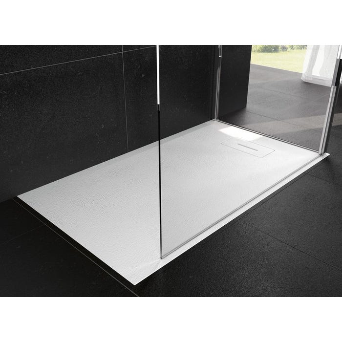 Receveur NOVOSOLID extra-plat - Dimensions : 90 x 90 cm - Carré - Blanc 0