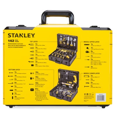 Valise de maintenance 142 pièces - STANLEY - STMT98109-1 4