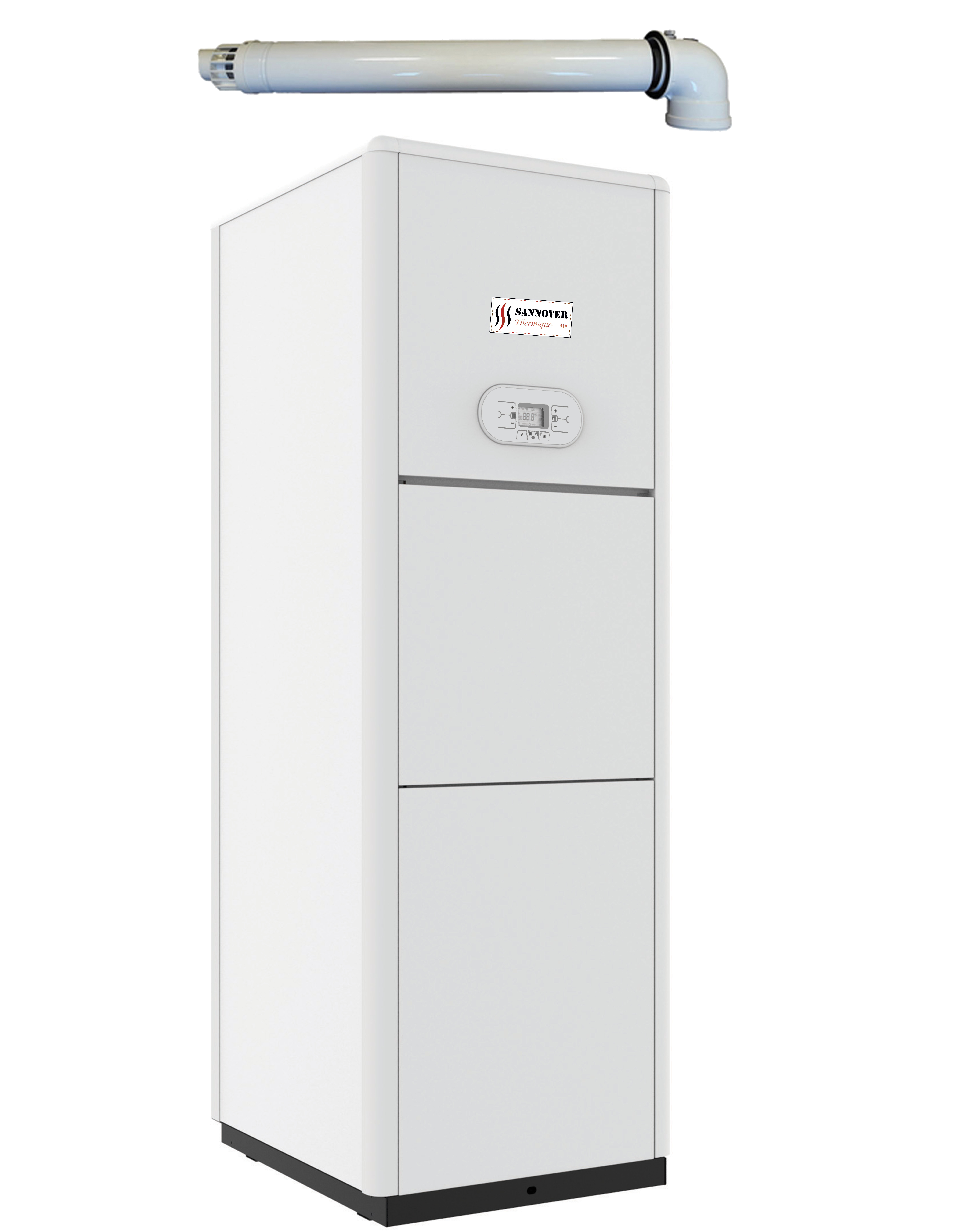 Chaudière Gaz Sol Condensation SunCondens Sannover 28 kW Chauffage + Eau Chaude Ballon 100 L