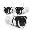 Caméra de surveillance extérieure Avidsen IP Wifi 720 P - application protect home - Lot de 3
