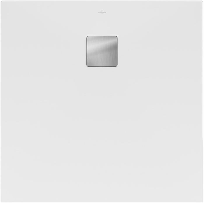 Receveur de douche PLANEO Carré Blanc ultra plat et sans bord - Receveur de douche PLANEO BLANC-Dimensions:900x900. 0