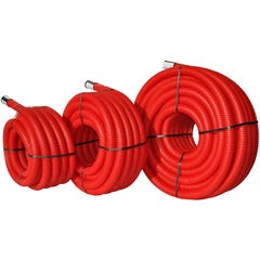 Couronne gaine TPC rouge (diamètre 40 mm) - Couronne gaine de protection rouge - Diamètre 40 mm - 25 ML 1