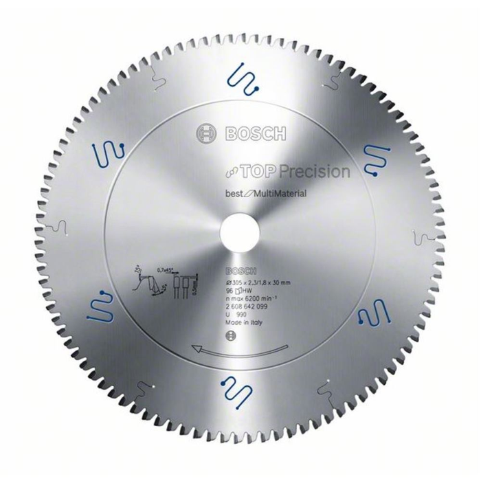 Disco multimaterial Bosch para sierra circular 305 x 30 mm 96 dientes 3