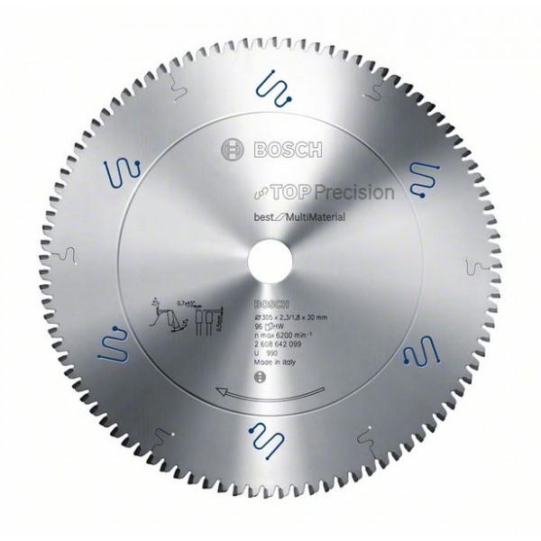 Disco multimaterial Bosch para sierra circular 305 x 30 mm 96 dientes 0