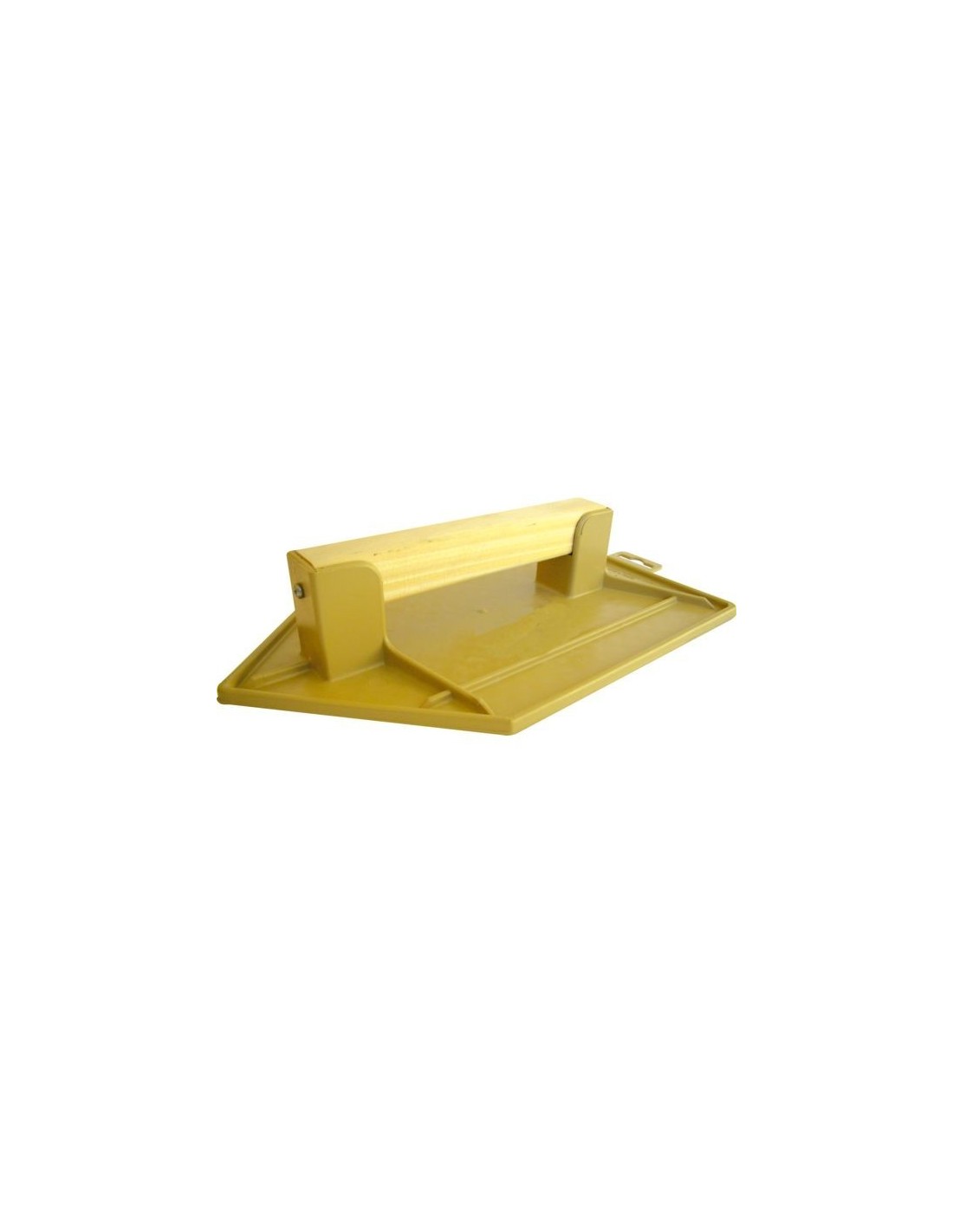 Taloche ABS jaune manche bois pointue 20x13cm - VINMER - TS5
