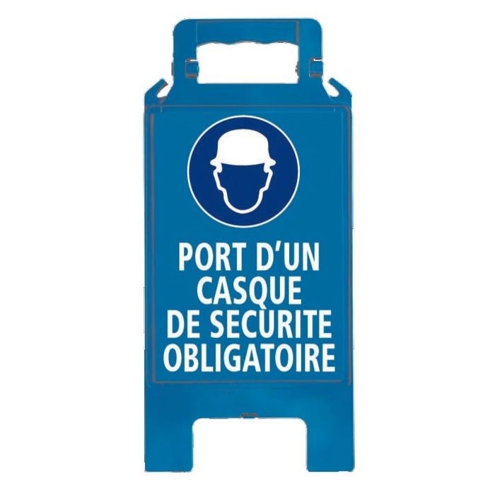 Chevalet d'obligation 'Port du casque de sécurité obligatoire' - NOVAP - 4291130 2