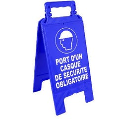 Chevalet d'obligation 'Port du casque de sécurité obligatoire' - NOVAP - 4291130 0