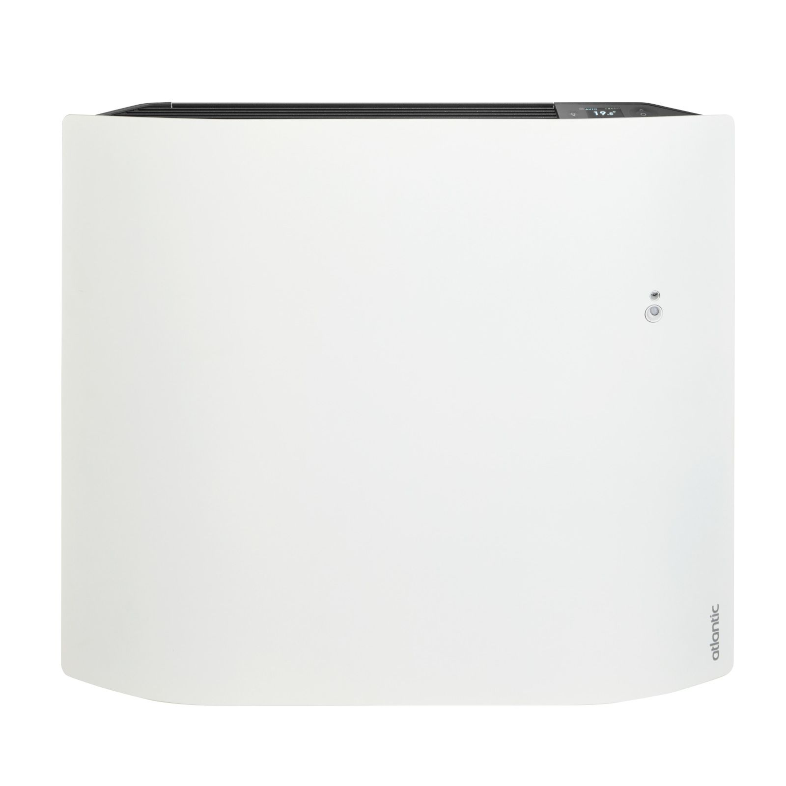 Radiateur électrique connecté lumineux horizontal DIVALI 750W blanc carat - ATLANTIC - 507608