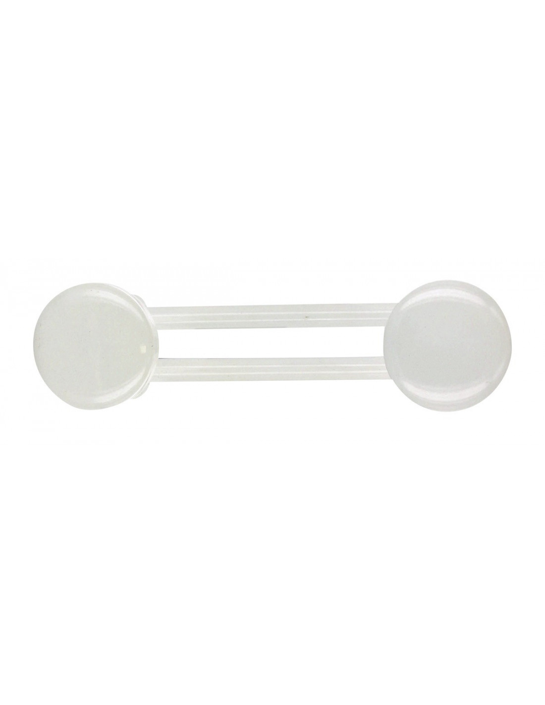 Porte-manteau métallique laqué blanc 2 têtes 28,5 x 6,5 x 6,5