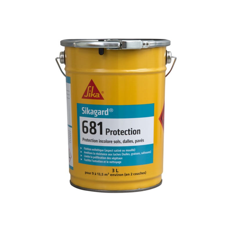 Protection incolore pour sols SIKA Sikagard 681 Protection - 3L 0