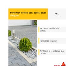 Protection incolore pour sols SIKA Sikagard 681 Protection - 11L 2