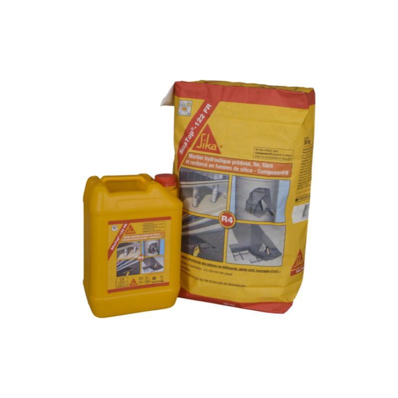 Mortier hydraulique SIKA - réparation béton Sikatop 122 FR - Gris - 14kg