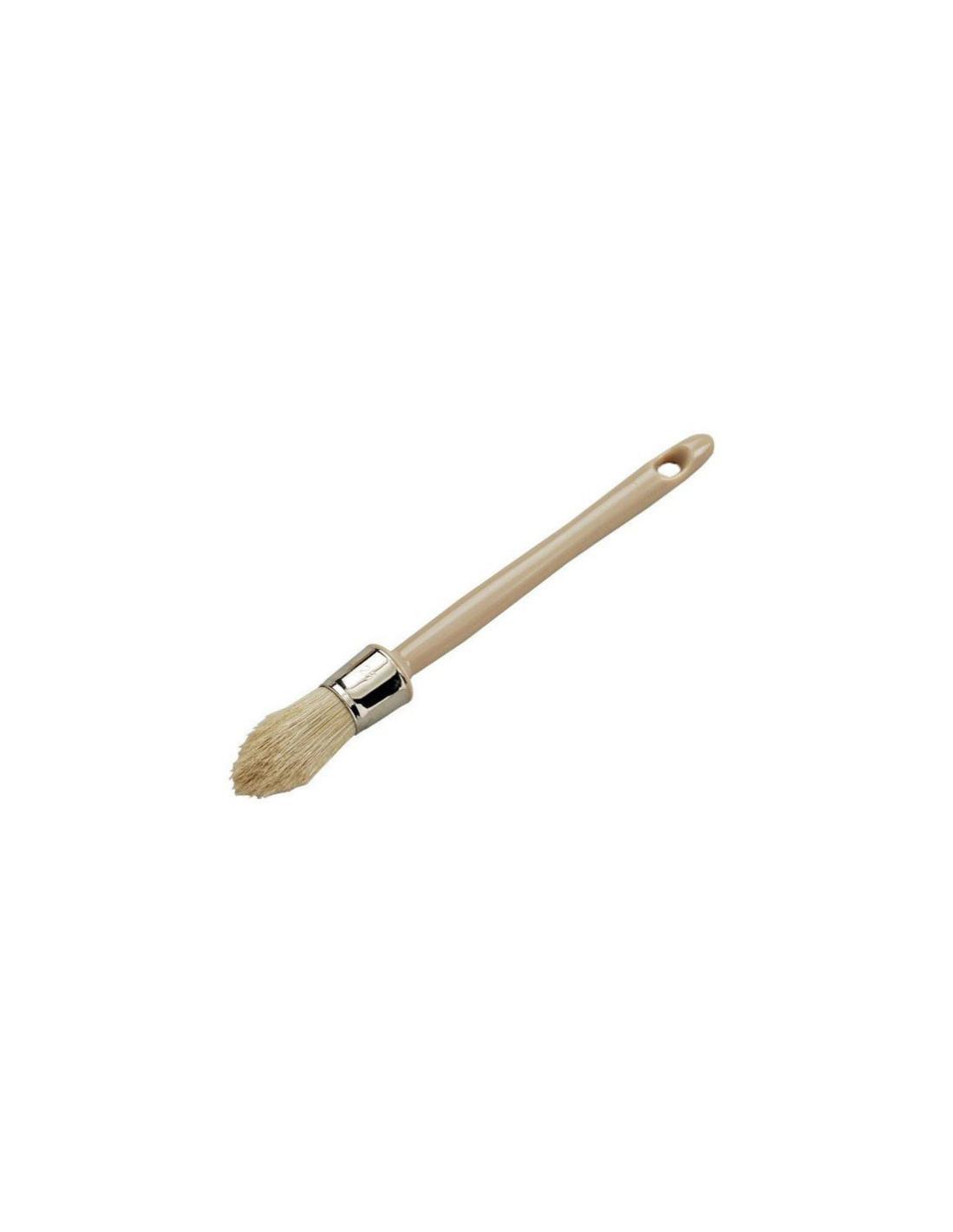 Pinceau rond manche en ABS blanc Savy 21mm