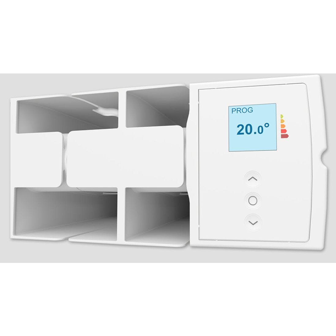 Radiateur chaleur douce Accessio digital 2 horizontal 750W blanc - 524907 2