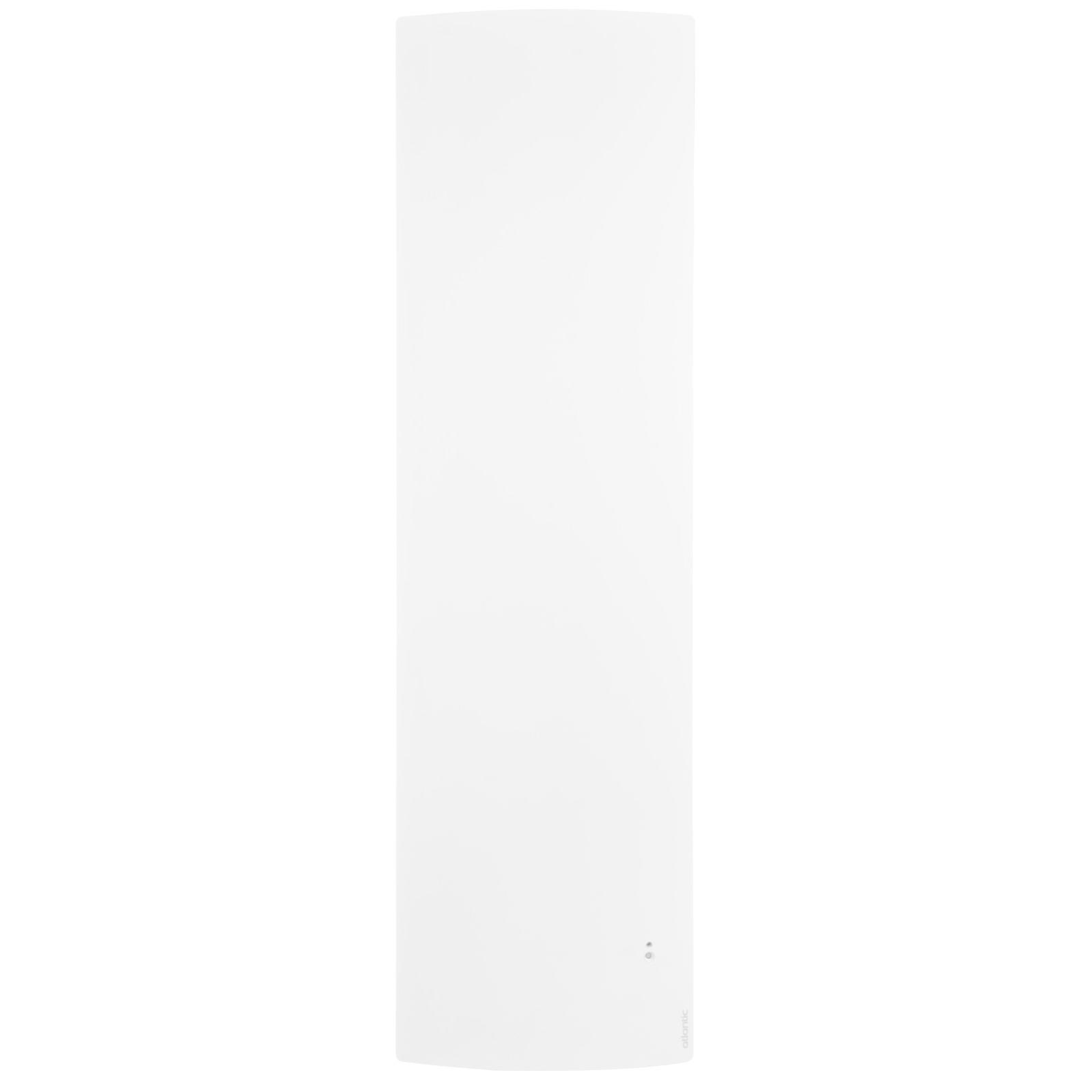Radiateur connecté lumineux vertical DIVALI 1000W blanc carat - ATLANTIC - 507616
