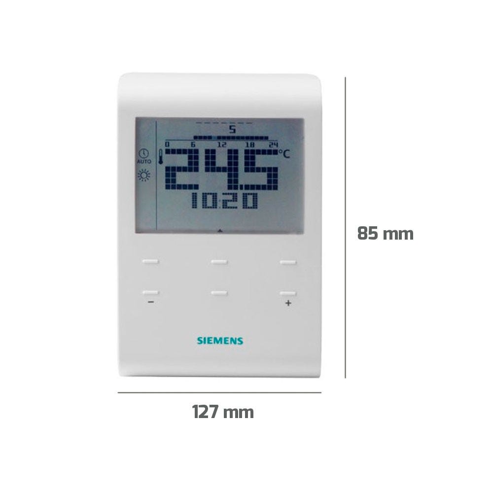 Thermostat d'ambiance avec programme horaire RDE100.1 1