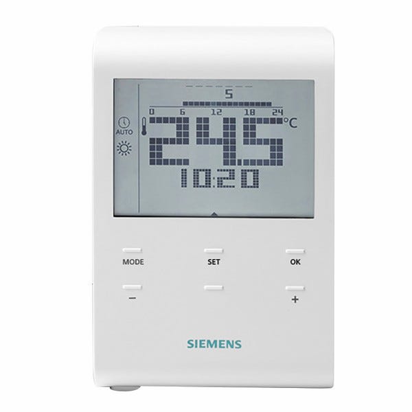 Thermostat d'ambiance avec programme horaire RDE100.1 2
