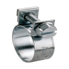 Collier miniclamp acier zingué w1 largeur de bande 9 mm 2 09 - 11 0
