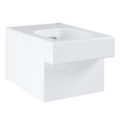 Grohe Cuvette Cube Ceramic sans bride avec fixations invisibles Blanc alpin + Abattant softclose (CubeCeramic) 1