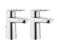 Lot de 2 Robinets lavabo Grohe BauLoop Taille S