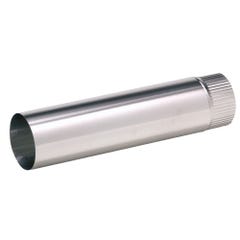 Tuyau rigide aluminium 500mm D125 - TEN - 950125 0