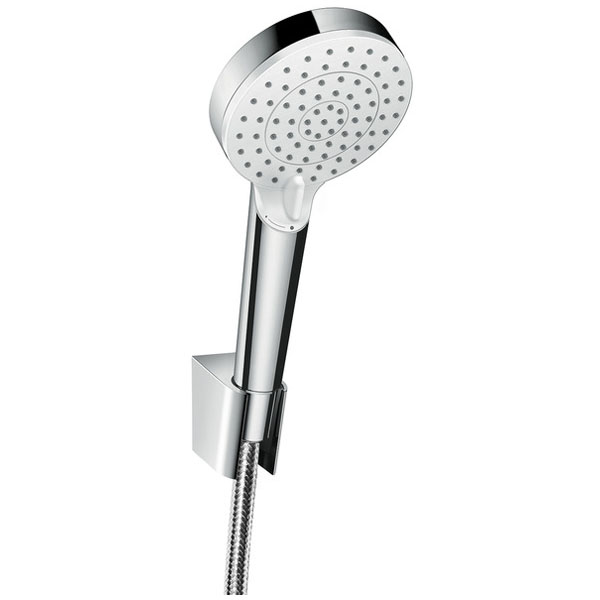 HANSGROHE Set Porter'S 1,25m / Crometta Vario EcoSmart blanc/chromé