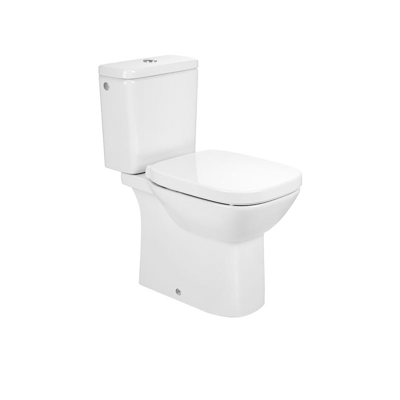 Pack WC Debba SQUARE S.H, 3/6L cuvette Rimless frein chute - Blanc 0