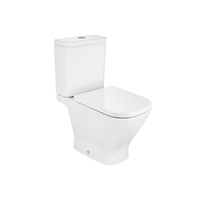 Pack Wc The Gap S.h. 3/4,5l Alimentation Latérale-abattant Frein Chute -blanc