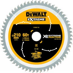 Dewalt DT99567-QZ Lame de scie circulaire stationnaire XR Runtime 210x30mm 60 dents 0