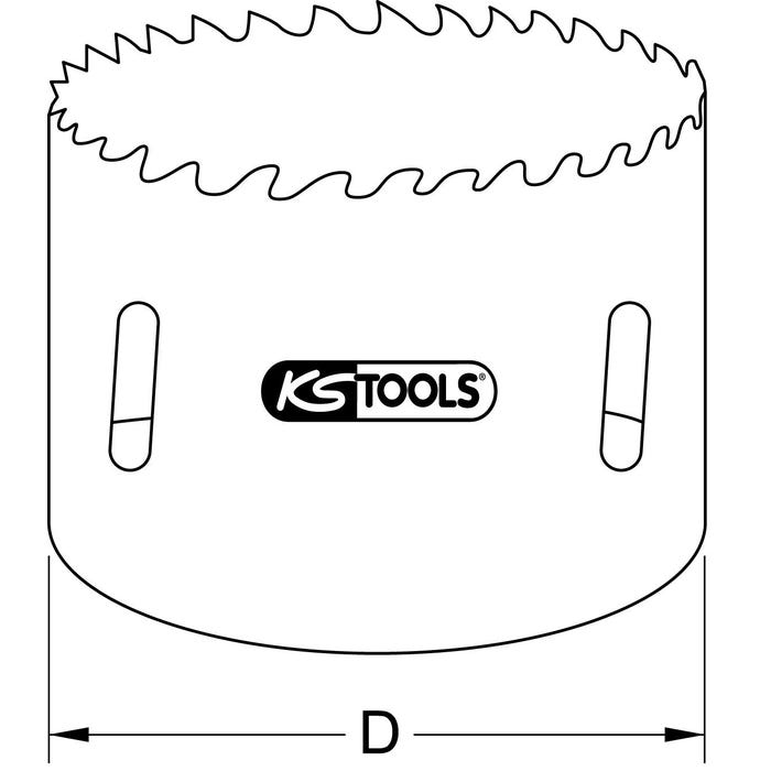 KS TOOLS 129.5016 Scie cloche, Ø16mm 4