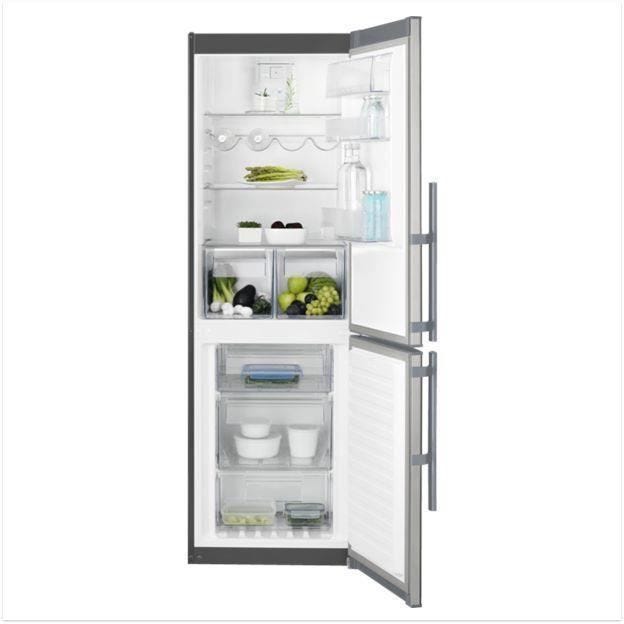 Réfrigérateur combiné 311L Froid Ventilé ELECTROLUX 60cm E, LNT4TE33X2 0
