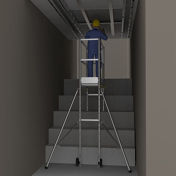 Echafaudage pour escalier - Hauteur max. de travail 4.00m - PFE 4