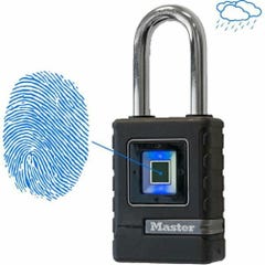 MASTER LOCK Cadenas Biometrique Haute Securite [Etanche] [Empreinte Digitale et Code Directionnel de Secours] 4901EURDLHCC 6