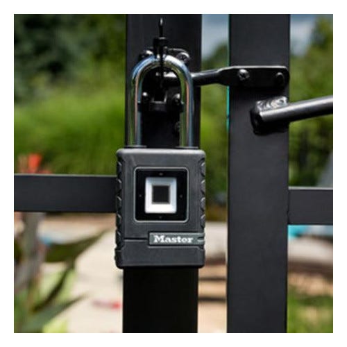 MASTER LOCK Cadenas Biometrique Haute Securite [Etanche] [Empreinte Digitale et Code Directionnel de Secours] 4901EURDLHCC 2