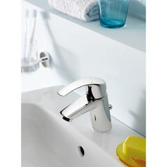 Grohe Eurosmart Set Mitigeur lavabo Taille S + Bonde clic clac Grohe pour lavabo avec trop-plein (32154002-CLICCLAC) 2