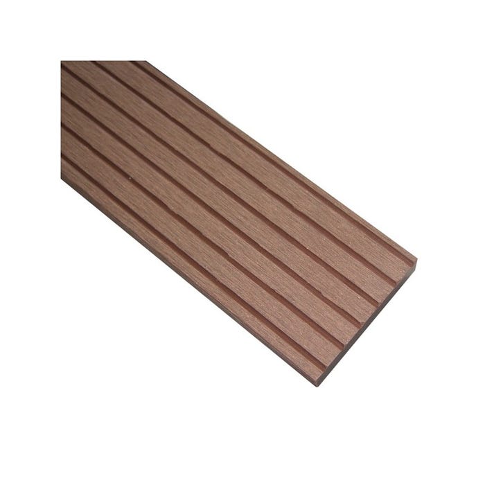 Plinthe finition terrasse bois composite (Qualita) Terre cuite, L : 200 cm, l : 5.5 cm, E : 1cm 0