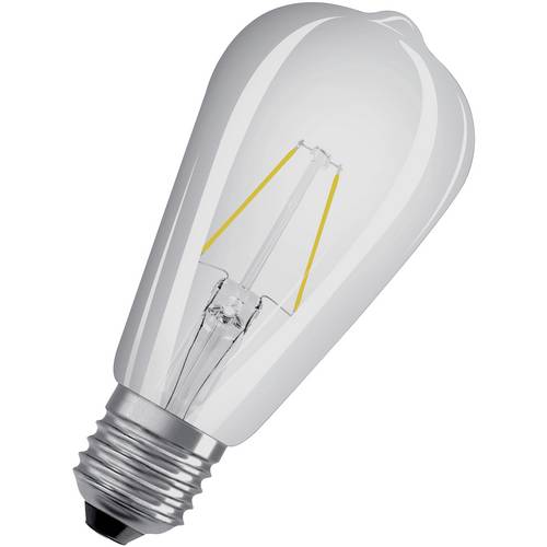 LED OSRAM 4058075436763 CEE 2021 F (A - G) E27 forme standard 2.5 W = 25 W blanc chaud (Ø x L) 64 mm x 143 mm 1 pc(s)