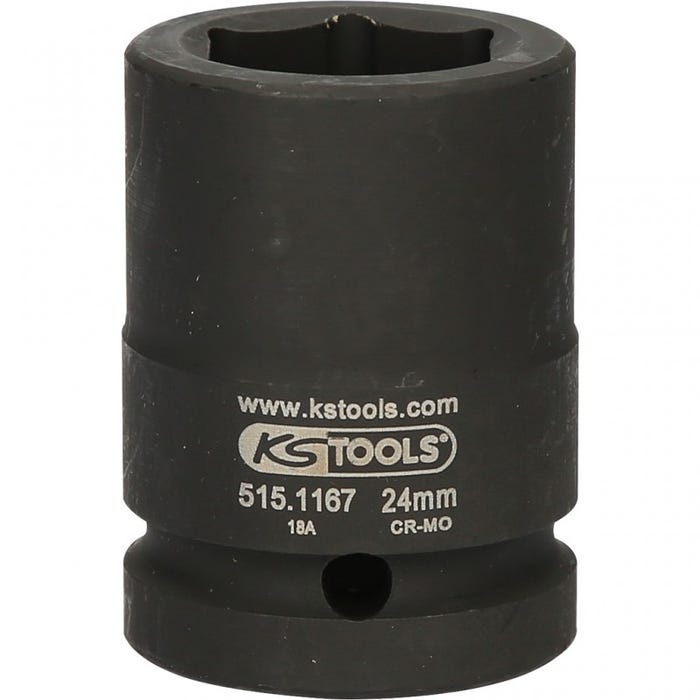 KS TOOLS 515.1167 Douille d'adaptation 3/4'' 24mm 1