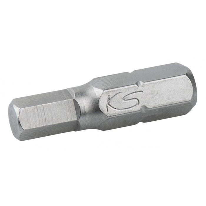 KS TOOLS 911.2271 Boîte de 5 embouts de vissage 6 pans L.25mm 1/4'' 8mm 1