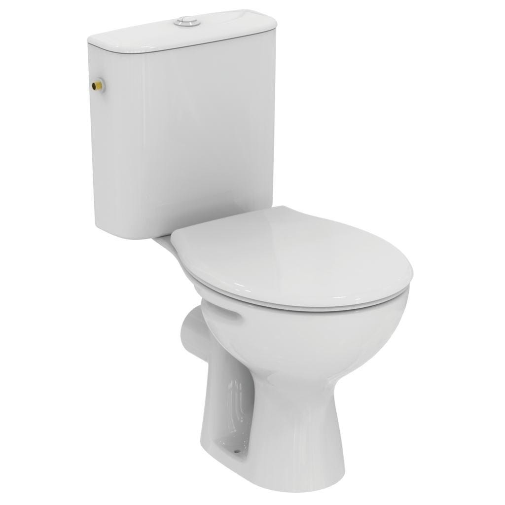 Ideal Standard - Pack WC prêt à poser avec abattant 63 x 36 cm blanc - Noebis Ideal standard 0