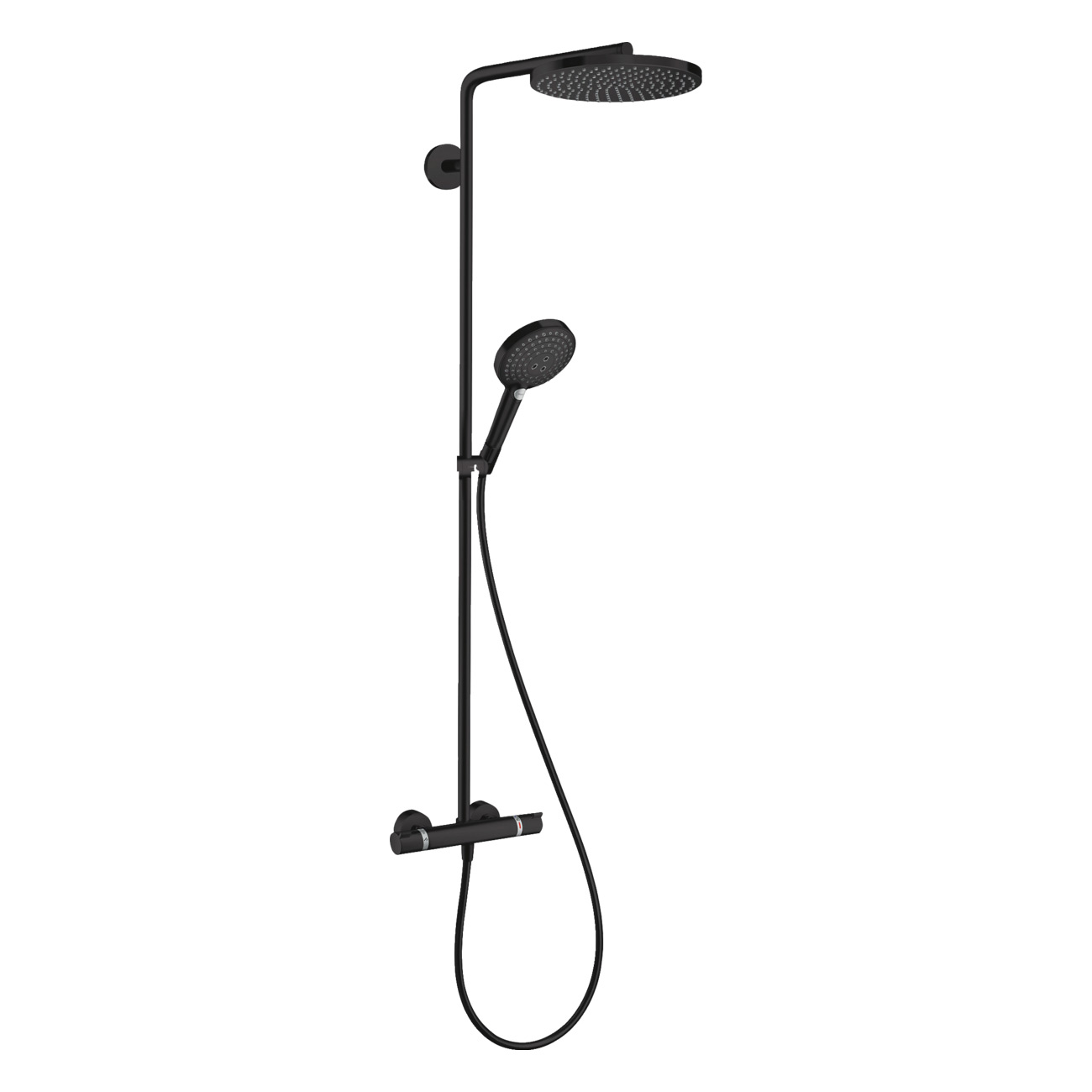 HANSGROHE Colonne de douche HANSGROHE Raindance Select'S 240 1 jet PowderRain Noir Mat 27633670