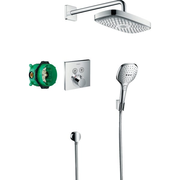 Système pour douche encastrée avec mitigeur thermostatique ShowerSelect Raindance Select E Hansgrohe 4