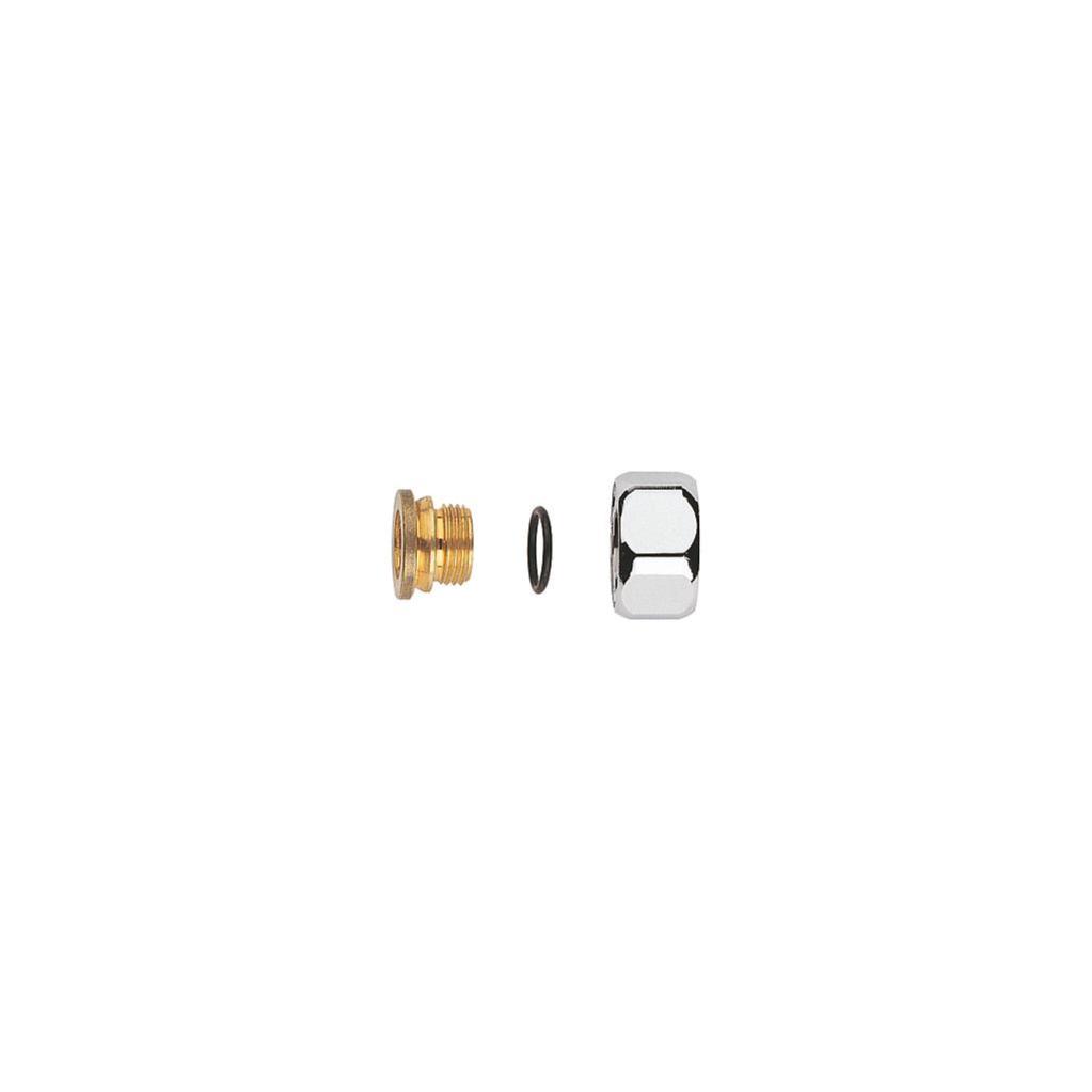 Grohe - Ecrou chromé avec partie filetée 3/4"