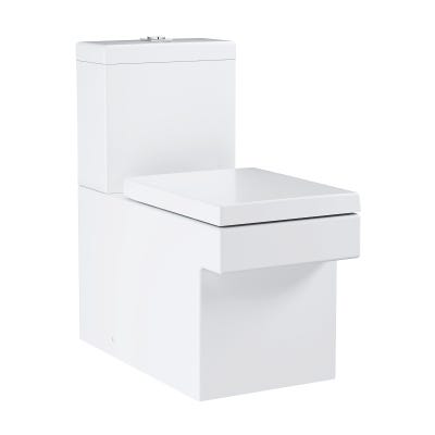 39488000 Cube Abattant de WC en Céramique Blanc Alpin, Alpinweiß