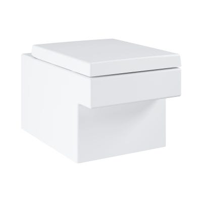 39488000 Cube Abattant de WC en Céramique Blanc Alpin, Alpinweiß