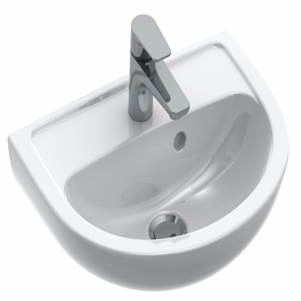 Lave-mains VOLTA Plus - Couleur : blanc - Dimensions: 450 x 340 mm 0