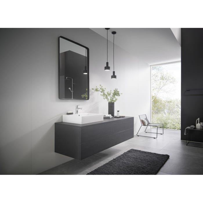 Hansgrohe Focus 100 Mitigeur de lavabo sans tirette ni vidage bas débit, chromé (31513000) 1