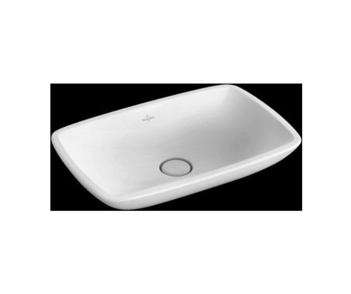 Villeroy & Boch Aufsatzwaschtisch Loop & Friends 515401 585x380mm Blanc Alpin, 51540101