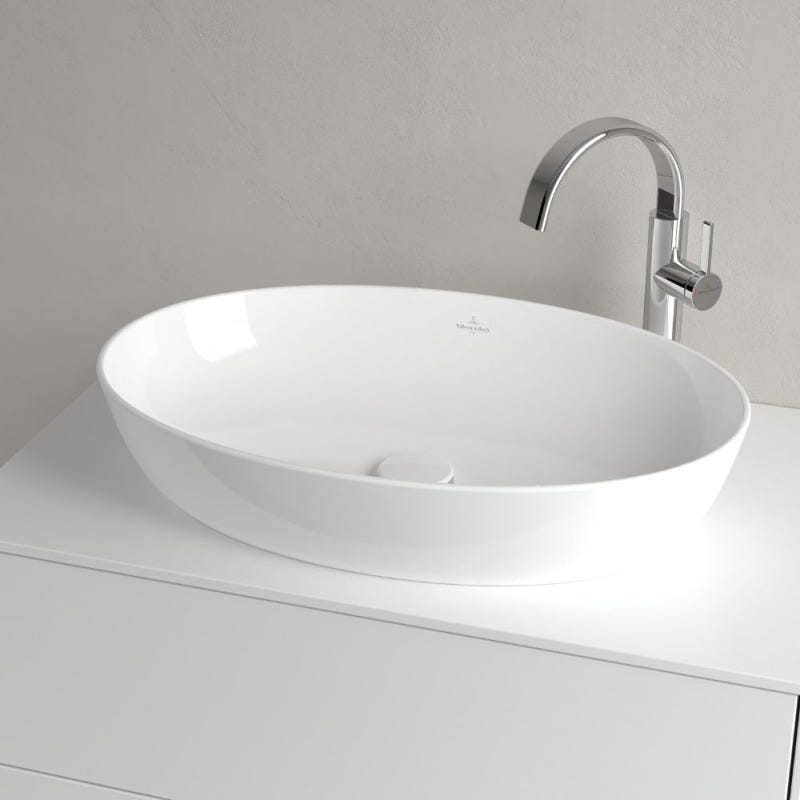 Villeroy &, Boch Artis lavabo à poser 419861, 610x410mm, sans trop-plein, Coloris: Blanc 4