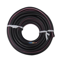 Câble d'alimentation électrique U1000R2V 3G1,5 Noir - 10m 2